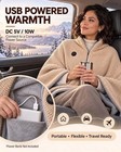 2027 New Heated Shawl Wraps For Women  Usb Wearable Blanket