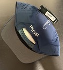 New Ping Tour Vented Delta Navy Adjustable Snapback Hat