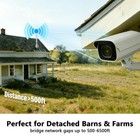 Dual Band 9dbi Yagi Wifi Antenna     Outdoor Directional High Gain Antenna F