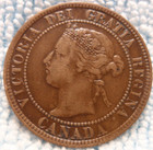 1894 Xf High Grade Canada Large Cent Victoria Coin Canadian