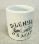 Ca 1880 Dr Lehmann s Pomade Porcelain Jar Hair