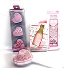 Valentines Beauty Gift Basket  Nails  Feet  Bath  Makeup Sponges New In Box