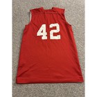 Alleson Athletic Toronto Raptors Jersey Youth Medium Red Excellent Nba  42 Mesh