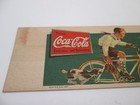 Vtg 1937 Mini Ink Blotter  6 X 2    Drink Coca-cola Delicious And Refreshing