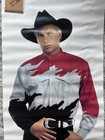 Garth Brooks Full-length Poster W  Printed Autograph 64x22 5    Huge