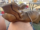 Vintage 1981 Hand Carved Wooden Show