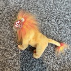 Ty Beanie Baby - Bushy The Lion - Mint With Mint Tags - Stuffed Animal Plush Toy