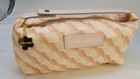 Estee Lauder Peach   Cream Cosmetic Makeup Gift Set Bag Travel Weekender
