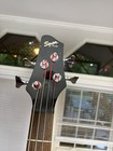 Squier Mb-4 Bass Guitar By Fender 2005 Indonesia Red Burst     Great Player