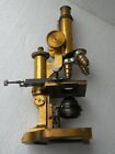   19th Century   Antique Vintage Brass Microscope E  Leitz  Wetzlar     8587