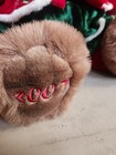 Christmas Dan Dee 2007 Snowflake Teddy Bear 13  Tan Brown Santa Dressplush Toy