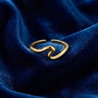 Delicate 10k Yellow Gold Over Wave Toe Ring Foot Jewellery For Her In Adjustable