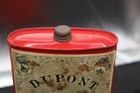 Antique Dupont Superfine Fffg Gunpowder Tin  Wilmington Delaware  1920s Empty