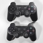 2x Black Wireless Bluetooth Video Game Controller Pad For Sony Ps3 Playstation 3
