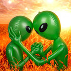63 Inch Green Inflatable Alien Balloons  Blow Up Alien For Party