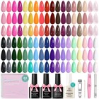Vivid Summer Gel Nail Polish Set - 36 Colors   Base   Top Coat  Uv Led  Diy Mani