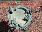 Bronze Bird Bath Feeder Twiggy Base Art Sculpture Flower Garden Decor 15 Lbs