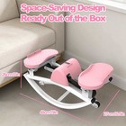 Side-to-side Rock Stepper W Elastic Resistance Bands   Anti-slip Mat Lcd Monitor