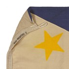 Vintage Wool Philippines Flag Filipino Nautical Cloth Old Sun Star Textile Art