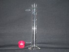 Chemglass Pyrex Glass 50ml Td Graduated Cylinder Gas Drying Column   Gl25 Cap
