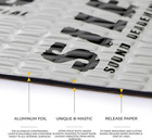 Siless 80 Mil 36 Sqft Car Sound Deadening Mat - Butyl Automotive Sound Deadener