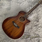 K24ce 6 Strings Acoustic Guitar Full Koa Body Vine Inlay Fretboard Gold Parts