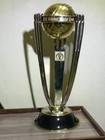 Icc Cricket World Cup Trophy Replica Gold   Silver Finish Collectible Display