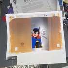 Warner Bros Batman Animated Series Batgirl Original Production Cel Signed Coa