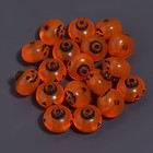 60 Halloween Orange Pumpkin Beads Diy Jewelry Craft Bracelet Necklace Making