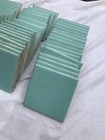 Vtg Stylon Lot 60 Aqua Teal Blue Green Ceramic Bathroom Tiles 4  Sq Old 703-26b