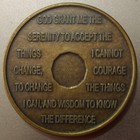 4 Year Alcoholics Anonymous Aa Bronze Medallion Coin Sobriety Chip One