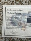 Rare Silver Handle 1715 Fleet Shipwreck Queens Jewels Cert Silver Cob Escudo