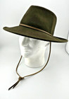 Vintage Official Boy Scouts Of America 100  Wool Felt Hat Size M l Dark Brown