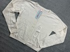 Cat   Jack Girl s Size Xl  14  Button Front Cardigan Sweater Cream
