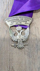 Rare Cuban Masonic Master Sterling Medal 33 Grade Supreme Order 1940s