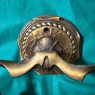 Amerock Carriage House Vtg Antique Brass Finish Bathroom Toilet Paper Holder Mcm