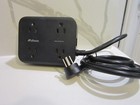 Power Strip Surge Protector Flat Plug Wall Mount 8 Wide Outlets With 4 Usb Ports