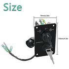 Main Switch Panel Single Engine Key Switch Panel Assembly On-off-start Control