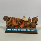 Vtg Olympia Beer  take Along Oly When You Leave  Display 6 Pack Cans See Pics