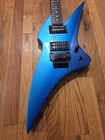 Pointy Blue Halfburst 6-stringed Electric Guitar