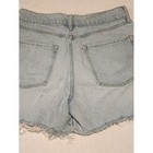 Y2k Forever 21 Thrashed Denim Shorts Light Wash 29 Grunge Pnw Streetwear