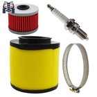 New Air Filter Oil Filter   Spark Plug For Honda Foreman 400 450 Rancher 350 Atv