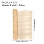 Plastic Rattan Cane Webbing Roll 19 Inch X 3 3 Ft Hand Woven Faux Woven