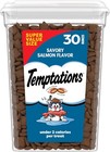 4p Temptations Classic Savory Salmon Flavor Crunchy Soft Treats For Cats  30oz
