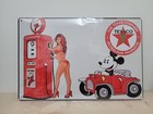 Texaco Gas Oil Sign  Station  Garage  Auto Shop  Retro Vintage Metal Tin Sign 