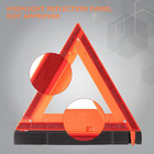 Dot Approved Warning Triangles 3 Pack Reflective Emergency Road Safety Kit Case