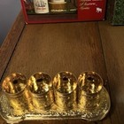 Vintage Gold-tone Hollywood Regency Style Lipstick Holder