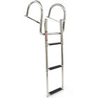 2 3 4 5 Step Boat Ladder Stainless Steel Telescoping Folding Dock Ladder