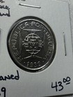 1939 St  Thomas And Prince Island 5 Escudos Silver Coin Cleaned Low Mintage