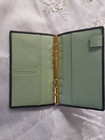 Genuine Leather A6 Personal Binder Planner Black Small Ring Diameter